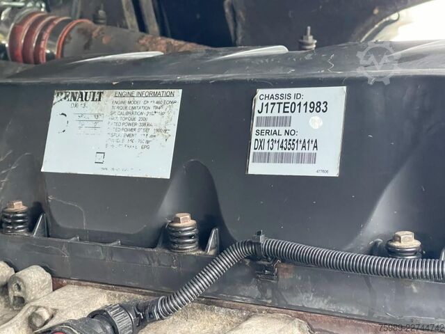 मानक SZM Renault Magnum 460 MANUAL bak, 2X FUEL TANK, EURO 5