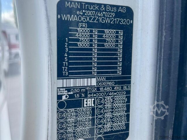 Standardni SZM MAN TGX 18.480 France truck, RETARDER, APK 03/2027,...