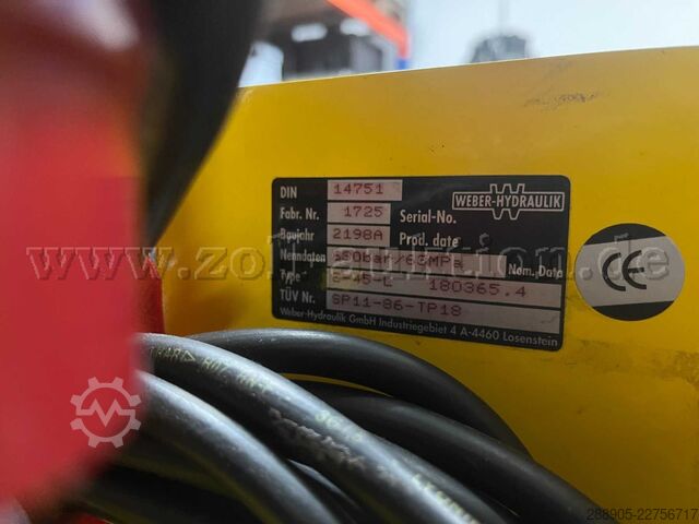 Hidraulički spasilački set WEBER E45L SP30LS S180