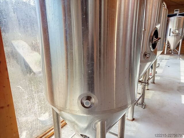 Shandong Tiantai 2x 1000 L, 1x 7 BBL (820 L) bodega de fermentación y almacenamiento (2019) Shandong Tiantai Gär- und Lagerkeller