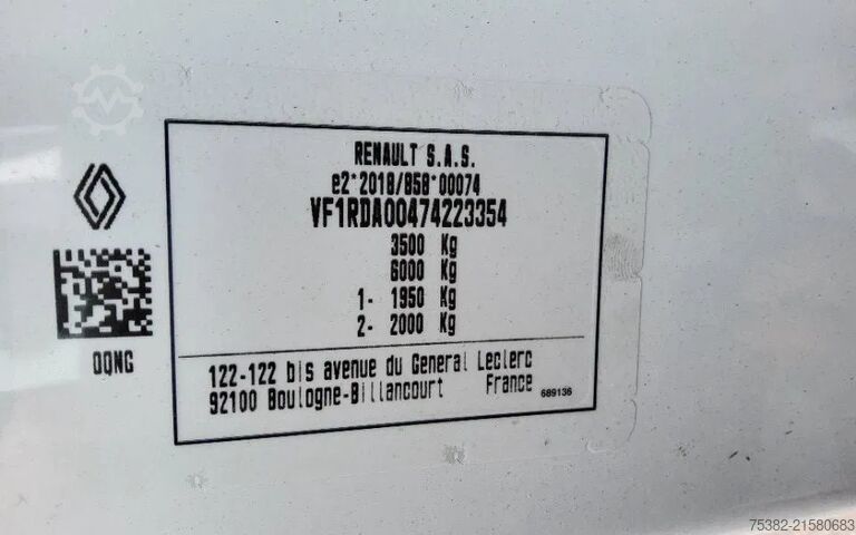 Furgoneta Renault Master 150.35  EURO 6  L2H2 GESLOTEN - BPM VRIJ