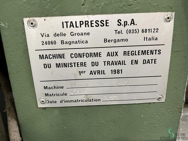 Furnierpressen Italpresse GB/13 1991 Italpresse GB/13 GB