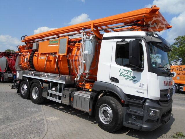 Lori tangki vakum Mercedes-Benz Actros 2543 L 6x2 / Pontos 14 piston