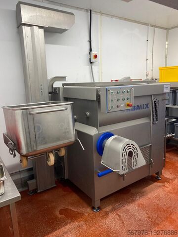 Meat processing machine N&N Nadratowski / Orbmix MG-450/160 Mixer Grinder with Loader