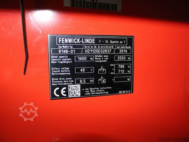 Reach Truck Linde R 14 B  1120