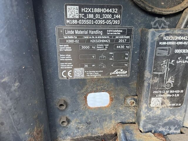 Diesel vorkheftruck Linde H 35D-02
