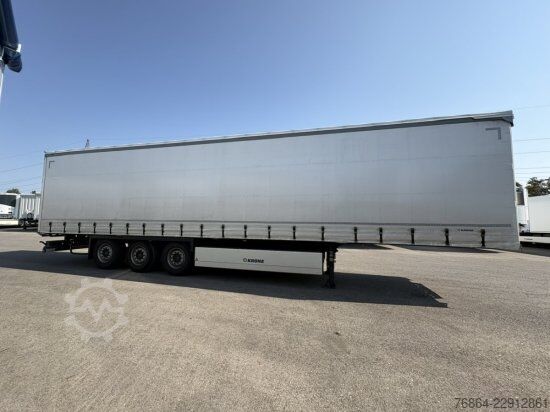 Open oplegger met zeil KRONE SD PROFI LINER, LIFTACHSE, BPW-ACHSE, EDSCHA-VERDECK