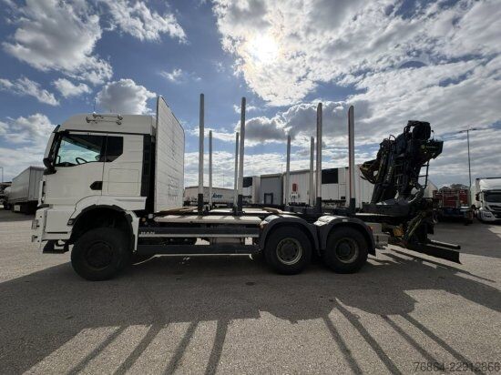 Houttransportwagen MAN TGS 33.510 BL 6X4, INTARDER, HOLZTRANSPORTER, LIV 120Z