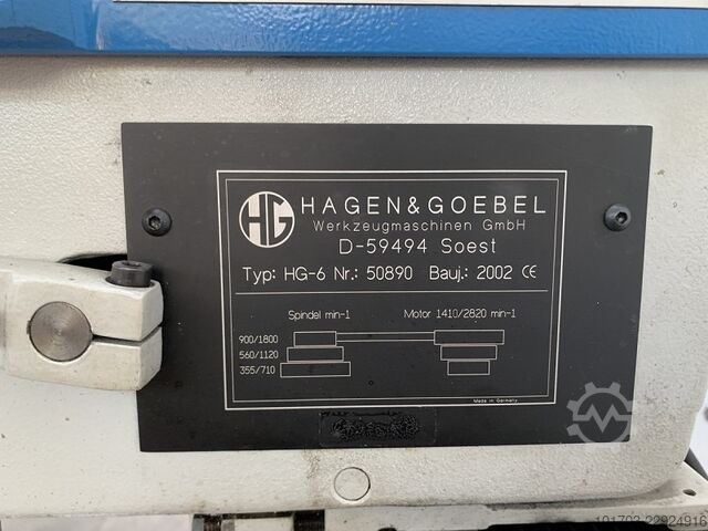 Máquina roscadora HAGEN & GOEBEL HG-6