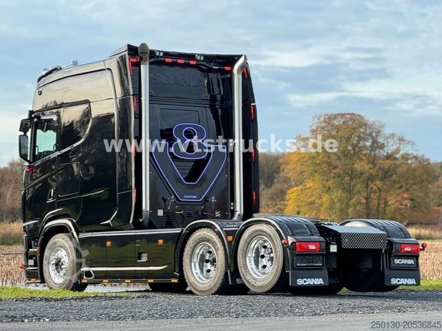 Standard tractor unit SCANIA S 660 V8 Longliner ALU Voll Luft Retarder