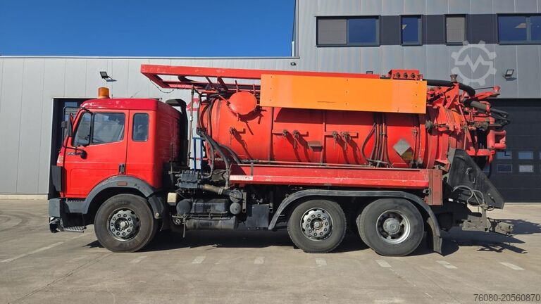 Vacuum truck Mercedes-Benz SK 2435 (15.000 L / V8 AVEC 2X TURBO / BOITE MA...