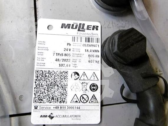 Elektro viljuškar sa tri točka LINDE E 15 Z-02