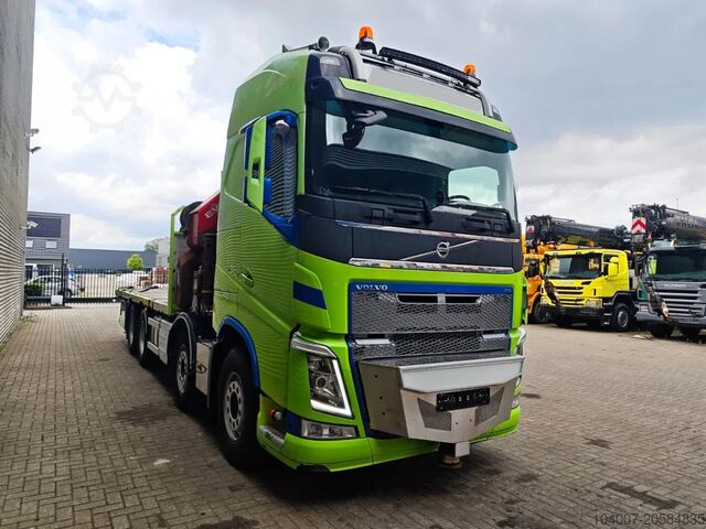 Kraana veoauto Volvo FH 540 8x4 HMF 8520 K7 7 x Hydr. 4 x Mech!