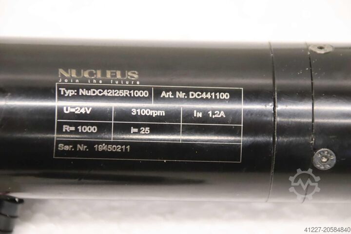 Servo geared motor 0.8 kW 92.7 rpm Nucleus NuDC42I25R1000