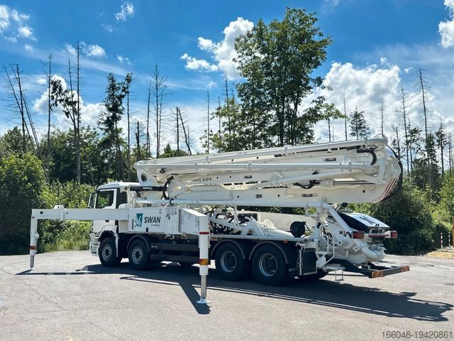 Betona sūknēšanas kravas automašīna VOLVO FMX 500 8x4 SWAN 47m Betonpumpe EuromixMTP