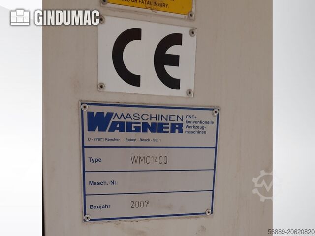 VERTIKALES BEARBEITUNGSZENTRUM WAGNER VMC 1400
