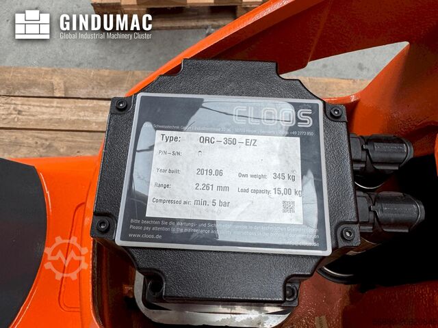 Metināšanas robots CLOOS QIROX QRC 350-E