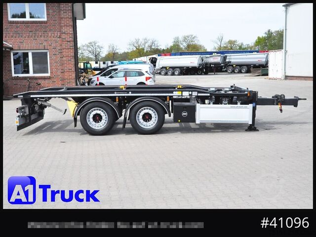 Roll off vagn HUEFFERMANN HTAR 18.65, Tandem, oben gekuppelt,