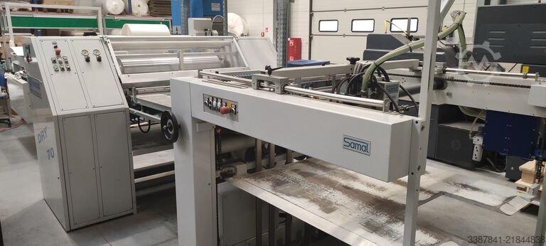 Laminating installation PAPERPLAST DRY 70 - 102, Samal 102X114
