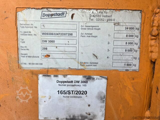 목재 파쇄기 Doppstadt DW3060