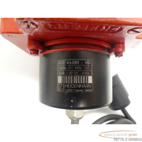 Control unit Siemens 1FT5046-0AF71-1 - Z AC-VSA-Motor SN: EE783215102001 - Z = G45 / H22