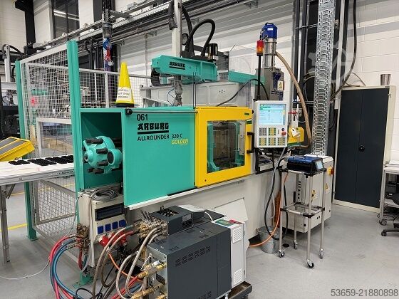 Machines de moulage par injection jusqu'à 1000 KN Arburg Arburg 320C 500-170 + Multilift Select 6, 2012
