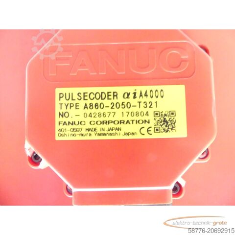Fanuc motor Fanuc A06B-2045-B100 AC Servo Motor + Pulsecoder A860-2050-T321 - ! -