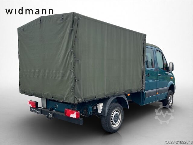 Transporter mit Pritsche & Plane Mercedes-Benz Sprinter 316 CDI 4x4 Doka Pri/Pla Klima Standh. AHK