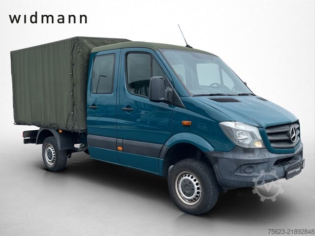 Transporter mit Pritsche & Plane Mercedes-Benz Sprinter 316 CDI 4x4 Doka Pri/Pla Klima Standh. AHK