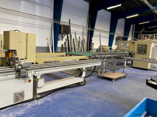 4 Köpfe horizontale Schweißmaschine CNC und automatische Entgratung CNC SOENEN Q4 BFP SOENEN HENDRIK Q4 et BFP