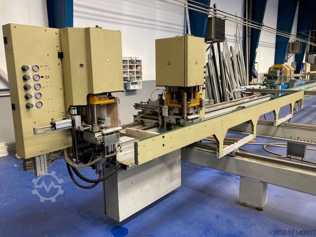 4 Köpfe horizontale Schweißmaschine CNC und automatische Entgratung CNC SOENEN Q4 BFP SOENEN HENDRIK Q4 et BFP