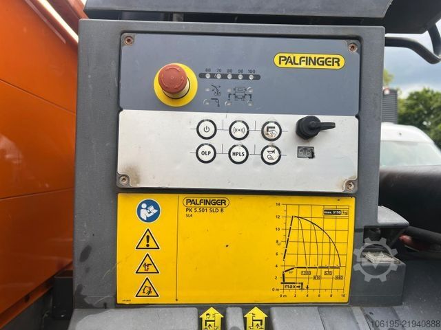Fourgon pick-up DAF LF 230*Palfinger Kran PK5.501 Solid+Funk+Greifer