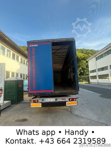 Rơ moóc bán mở với bạt phủ KÖGEL S24 3-Achser Pritsche Plane Bj 2016