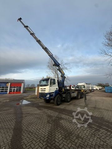 Āķa konteineru automašīna TATRA Phoenix 8x8 Paflinger Kran Hakengerät