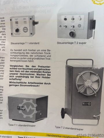 Holztrockner Braun T2 Standard