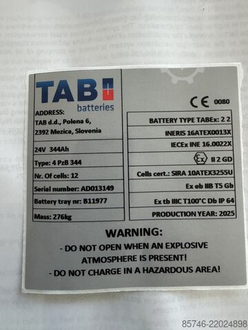 LPE 200 * Atex EX * Pyroban 3D / Zone 22 !! NEW battery !! TOYOTA LPE 200 * Atex EX * Pyroban 3D / Zone 22 !! NEW battery !!