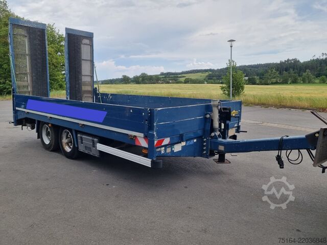 Remorque porte-engins surbaissée Humbaur HBT 105225 BS