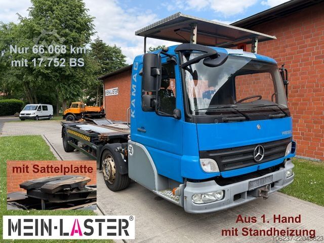 Camión con caja móvil MERCEDES-BENZ Kamag Wiesel Umsetzter Sattelplatte