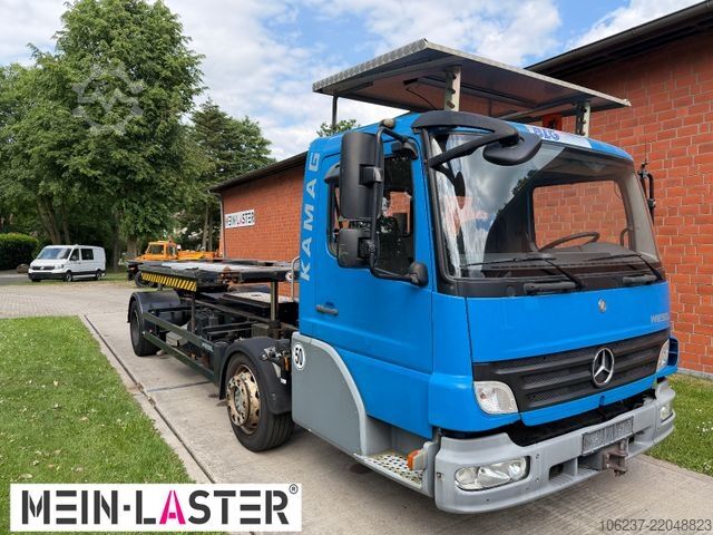Camión con caja móvil MERCEDES-BENZ Kamag Wiesel Umsetzter Sattelplatte