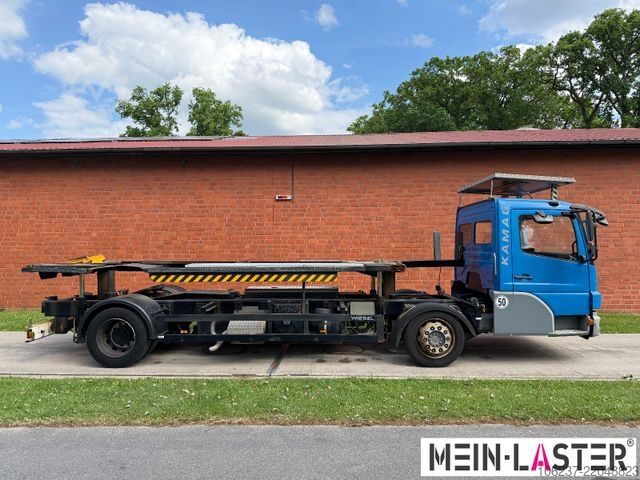 Camión con caja móvil MERCEDES-BENZ Kamag Wiesel Umsetzter Sattelplatte