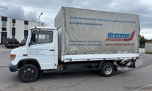 Furgão cortina de lona MERCEDES-BENZ Vario 816 D Pritsche &P lane mit LBW E5