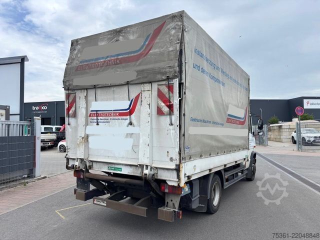 Furgão cortina de lona MERCEDES-BENZ Vario 816 D Pritsche &P lane mit LBW E5