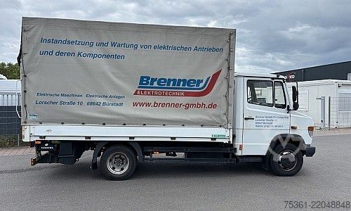 Furgão cortina de lona MERCEDES-BENZ Vario 816 D Pritsche &P lane mit LBW E5
