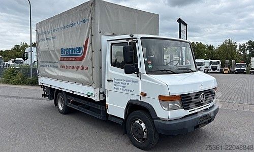 Furgão cortina de lona MERCEDES-BENZ Vario 816 D Pritsche &P lane mit LBW E5