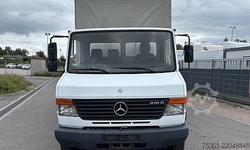 Furgão cortina de lona MERCEDES-BENZ Vario 816 D Pritsche &P lane mit LBW E5