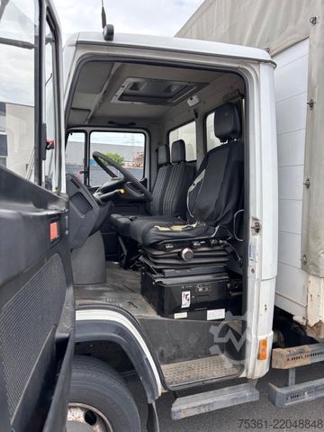 Furgão cortina de lona MERCEDES-BENZ Vario 816 D Pritsche &P lane mit LBW E5
