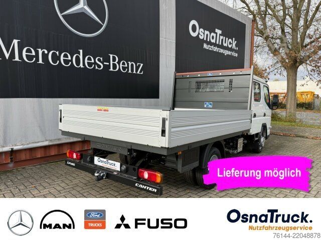 皮卡厢式货车 MITSUBISHI Canter 3C15D DOKA Pritsche Klima, AHK 3,5t,