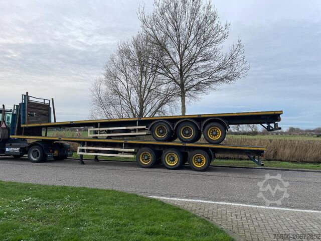 Platte bak Haan OPL45 Heavy Duty / Rungen-Potholes /BPW / 2x Li...