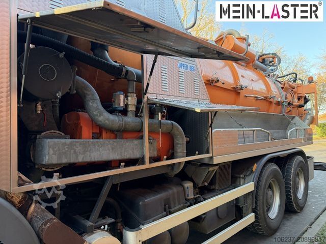 Vacuum tank truck MERCEDES-BENZ 2644 6x4 Jurop ADR Saug + Spül HD-Uraca