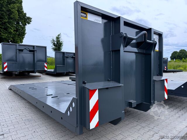 5,5 m kontainer roll off / jalur berkendara yang diturunkan Hitta 5,5m Abrollplattform/ Tieflader